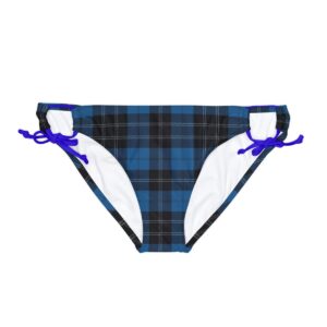 Ramsay Blue Tartan,tartan bikini bottom,tartan swimwear,Stylish bikini,Classic tartan bottom