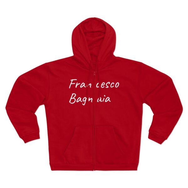 Francesco Bagnaia Hooded ,Zip Sweatshirt