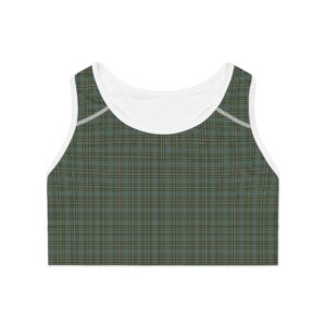 Clan Kelly Sports Bra,Tartan activewear,Women's sports bra