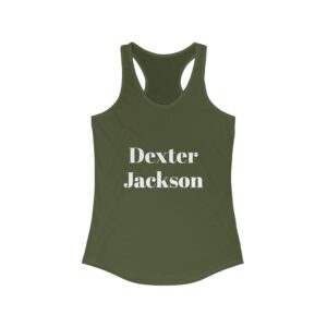 Dexter Jackson racerback tank,ideal workout top,women's activewear,fitness tank top